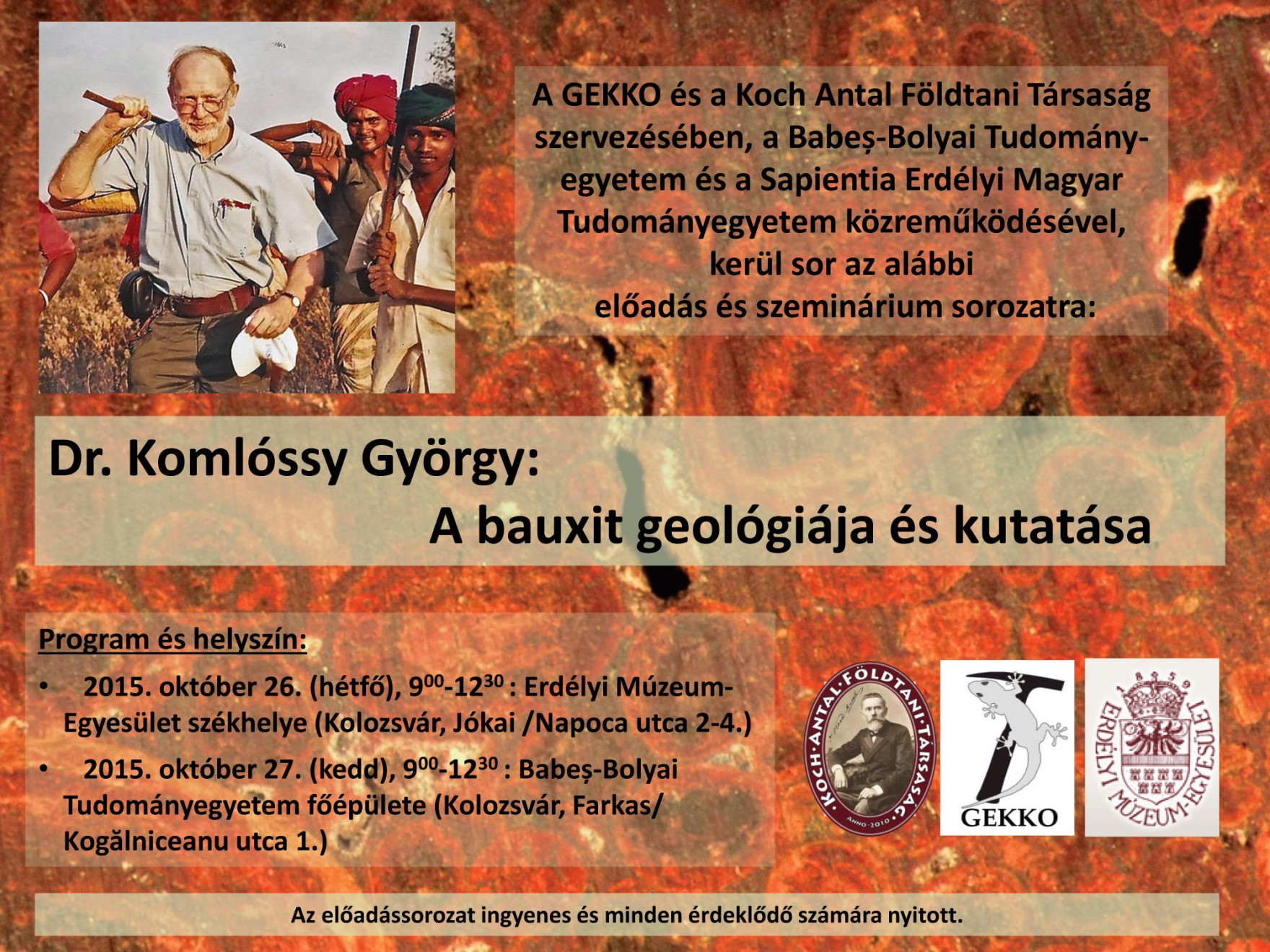 Dr. Komlóssy Görgy: A bauxit geológiája és kutatása