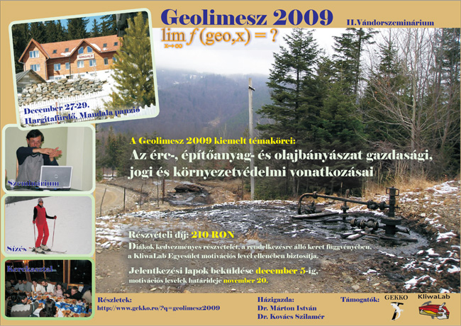 Geolimesz 2009 plakát